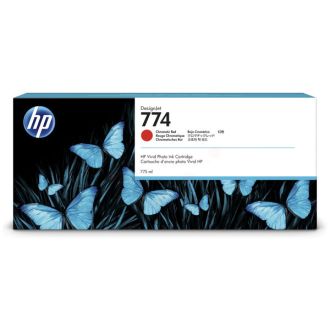 Cartouche d'origine P2W02A / 774 HP - rouge