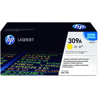 Toner d'origine Q2672A / 309A HP - jaune
