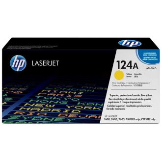 Toner d'origine Q6002A / 124A HP - jaune
