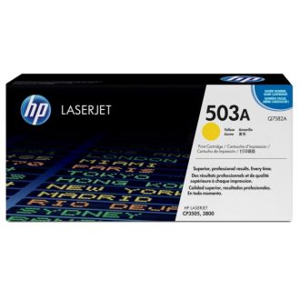 Toner d'origine Q7582A / 503A HP - jaune