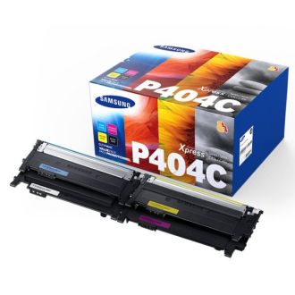 Toners d'origine SU365A / CLT-P404C HP - multipack 4 couleurs : noir, cyan, magenta, jaune