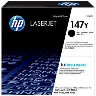 Toner d'origine W1470Y / 147Y HP - noir