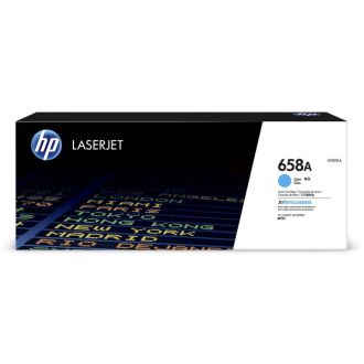 Toner d'origine W2001A / 658A HP - cyan