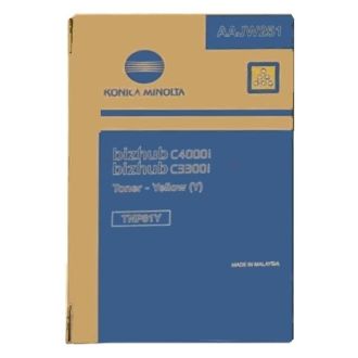 Toner d'origine AAJW251 / TNP-81 Y Konica Minolta - jaune