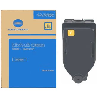 Toner d'origine AAJW252 / TNP-80 Y Konica Minolta - jaune