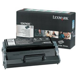Toner d'origine 12A7400 Lexmark - noir