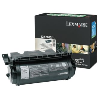 Toner d'origine 12A7462 Lexmark - noir