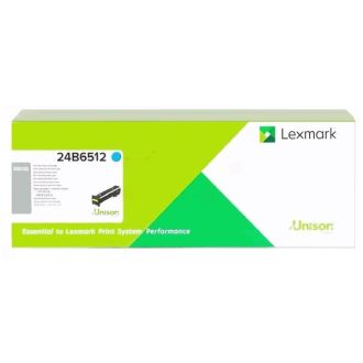 Toner d'origine 24B6512 Lexmark - cyan