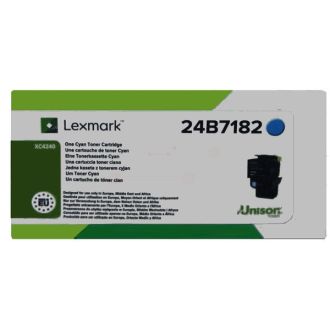 Toner d'origine 24B7182 Lexmark - cyan