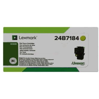 Toner d'origine 24B7184 Lexmark - jaune