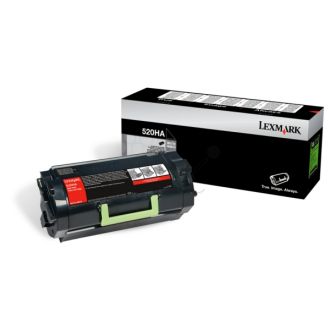 Toner d'origine 52D0HA0 / 520HA Lexmark - noir
