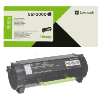 Toner d'origine 56F2000 Lexmark - noir
