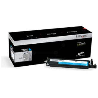 Unité développeur d'origine 70C0D20 / 700D2 Lexmark - cyan