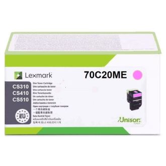 Toner d'origine 70C20ME / 702M Lexmark - magenta