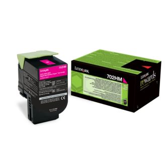 Toner d'origine 70C2HM0 / 702HM Lexmark - magenta