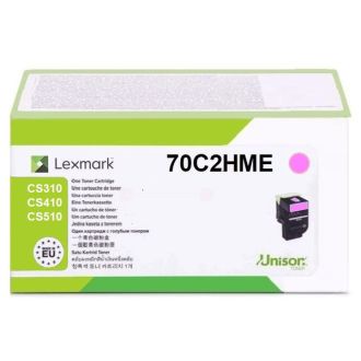 Toner d'origine 70C2HME / 702HM Lexmark - magenta
