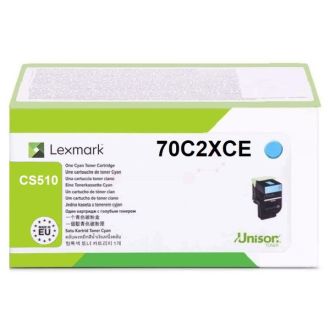 Toner d'origine 70C2XCE / 702XC Lexmark - cyan