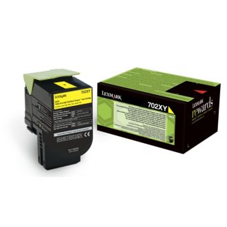 Toner d'origine 70C2XY0 / 702XY Lexmark - jaune