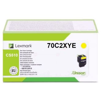 Toner d'origine 70C2XYE / 702XY Lexmark - jaune