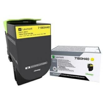 Toner d'origine 71B0H40 Lexmark - jaune