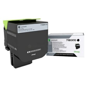 Toner d'origine 71B0X10 Lexmark - noir