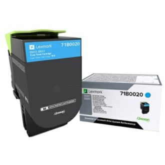 Toner d'origine 71B20C0 Lexmark - cyan