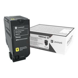 Toner d'origine 75B0040 Lexmark - jaune