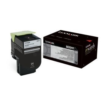 Toner d'origine 80C0H10 / 800H1 Lexmark - noir