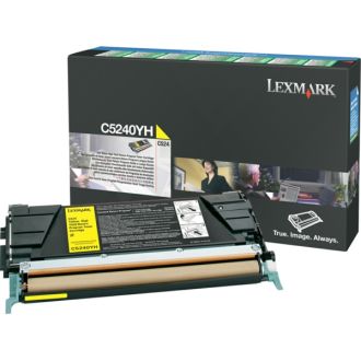 Toner d'origine C5240YH Lexmark - jaune