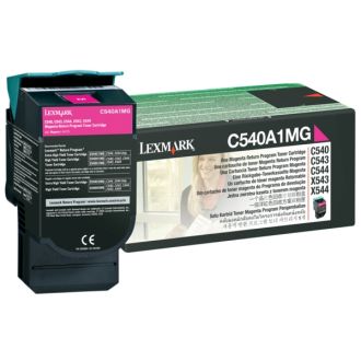 Toner d'origine C540A1MG Lexmark - magenta