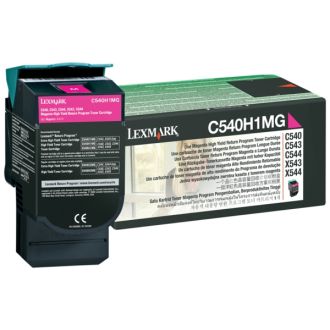 Toner d'origine C540H1MG Lexmark - magenta