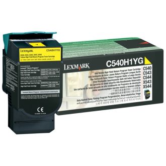Toner d'origine C540H1YG Lexmark - jaune