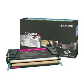 Toner d'origine C734A1MG Lexmark - magenta