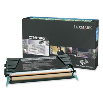 Toner d'origine C736H1KG Lexmark - noir