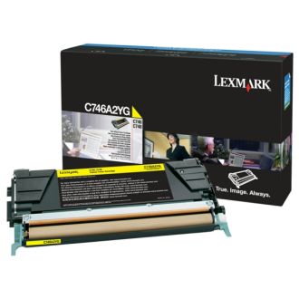 Toner d'origine C746A2YG Lexmark - jaune