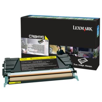 Toner d'origine C748H1YG Lexmark - jaune