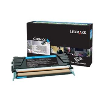 Toner d'origine C748H3CG Lexmark - cyan