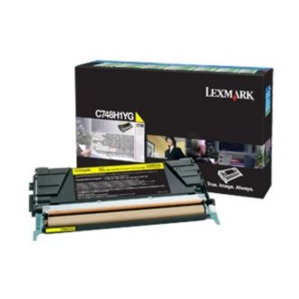 Toner d'origine C748H3YG Lexmark - jaune
