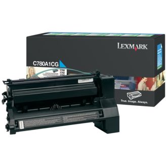 Toner d'origine C780A1CG Lexmark - cyan