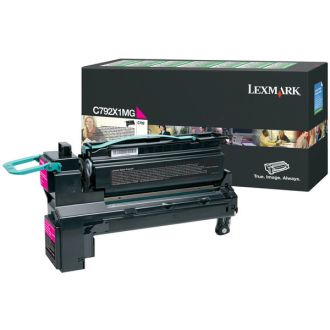 Toner d'origine C792X1MG Lexmark - magenta