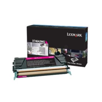 Toner d'origine X746A3MG Lexmark - magenta