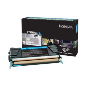 Toner d'origine X748H3CG Lexmark - cyan