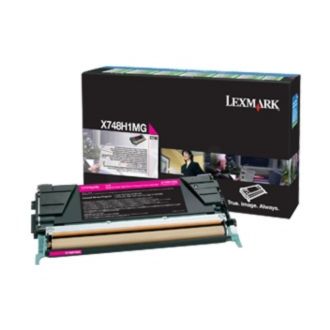 Toner d'origine X748H3MG Lexmark - magenta