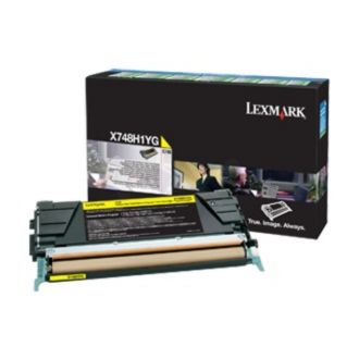 Toner d'origine X748H3YG Lexmark - jaune