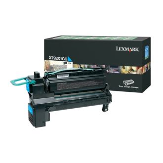 Toner d'origine X792X1CG Lexmark - cyan