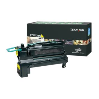 Toner d'origine X792X1YG Lexmark - jaune