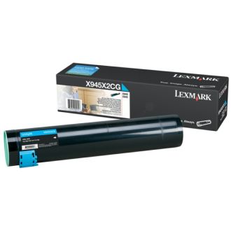 Toner d'origine X945X2CG Lexmark - cyan