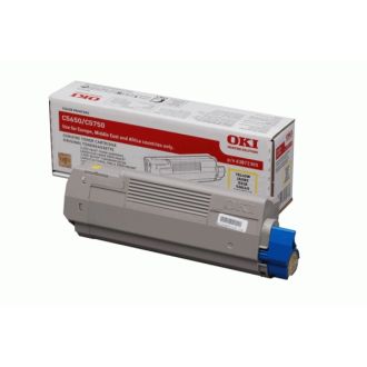 Toner d'origine 43872305 OKI - jaune