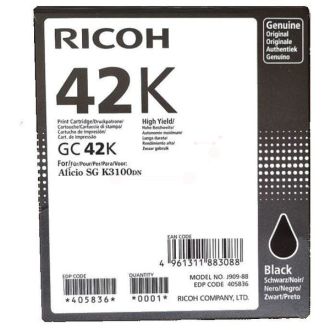 Cartouche d'origine 405836 / GC-42 K Ricoh - noire
