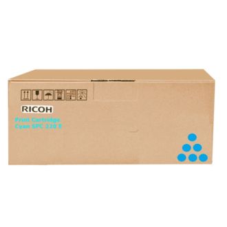 Toner d'origine 406097 / SPC 220 E Ricoh - cyan